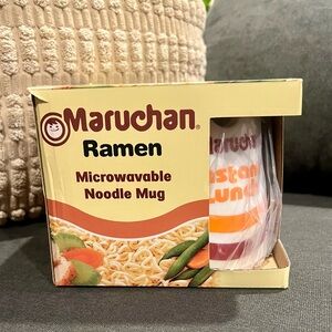 Maruchan Ramen Microwavable Noodle Mug - Cream & Orange